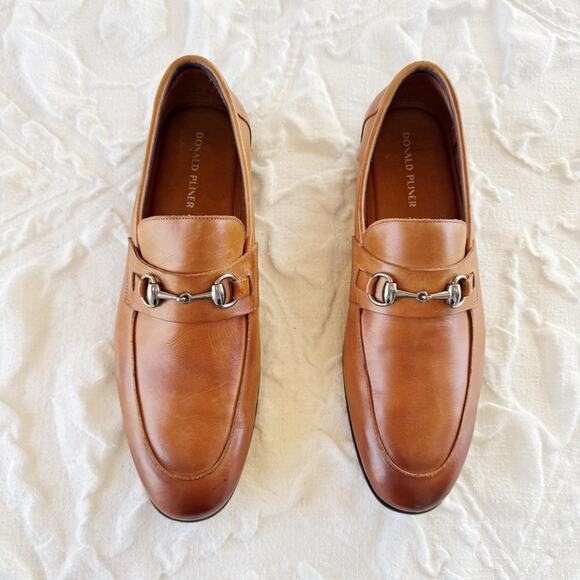 Donald J. Pliner Ted Bit Leather Slip-On Loafers main image 5